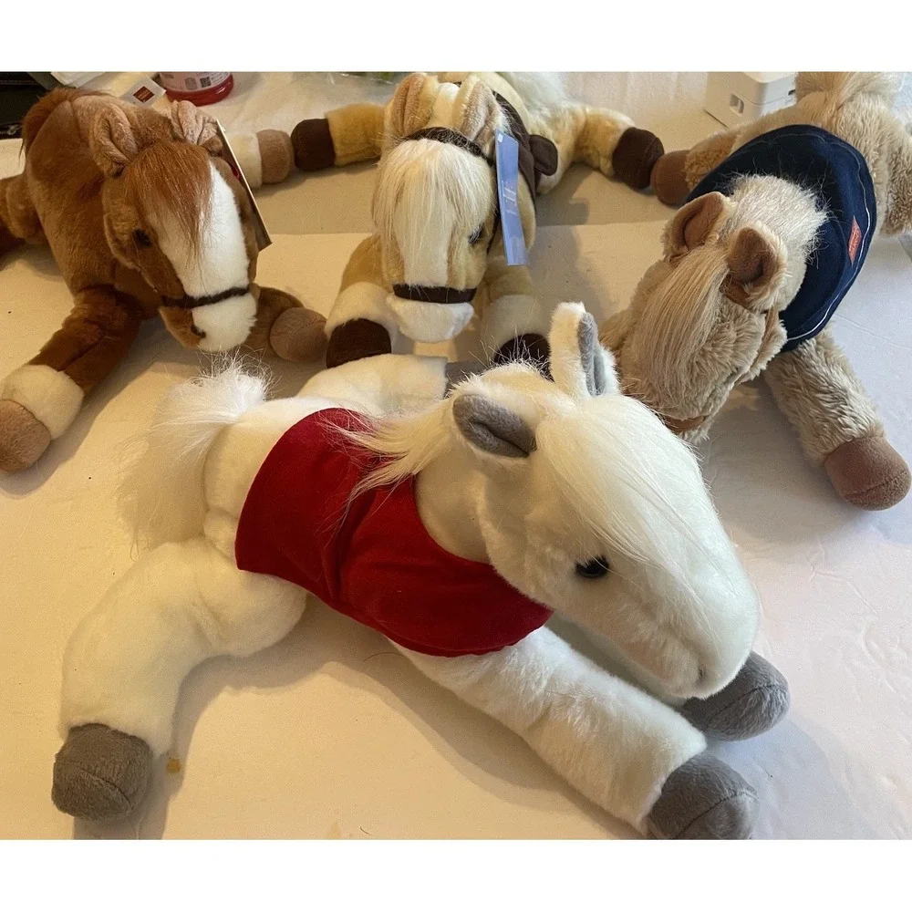 Wells Fargo Legendary Pony Plush Set Mack Snowflake Lightening‎ Nellie 2010